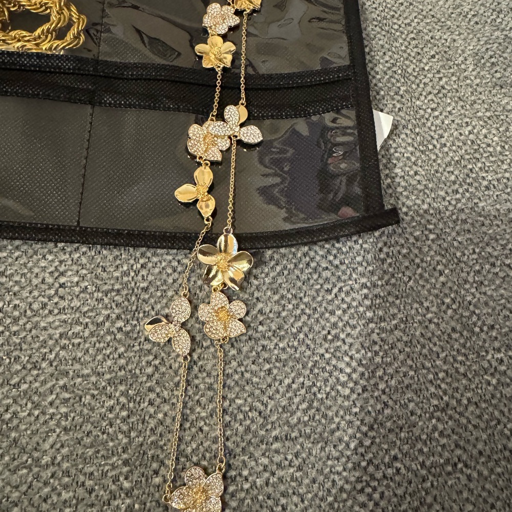 Gold Floral Necklace